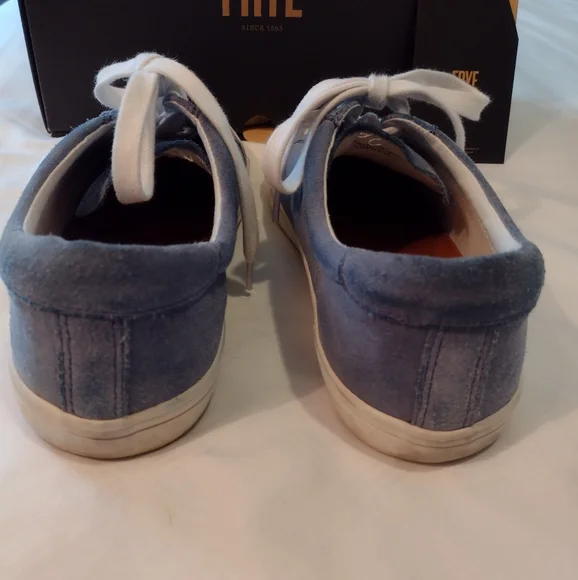 Frye Men's Blue Suede Sneakers - Picture 4 of 16